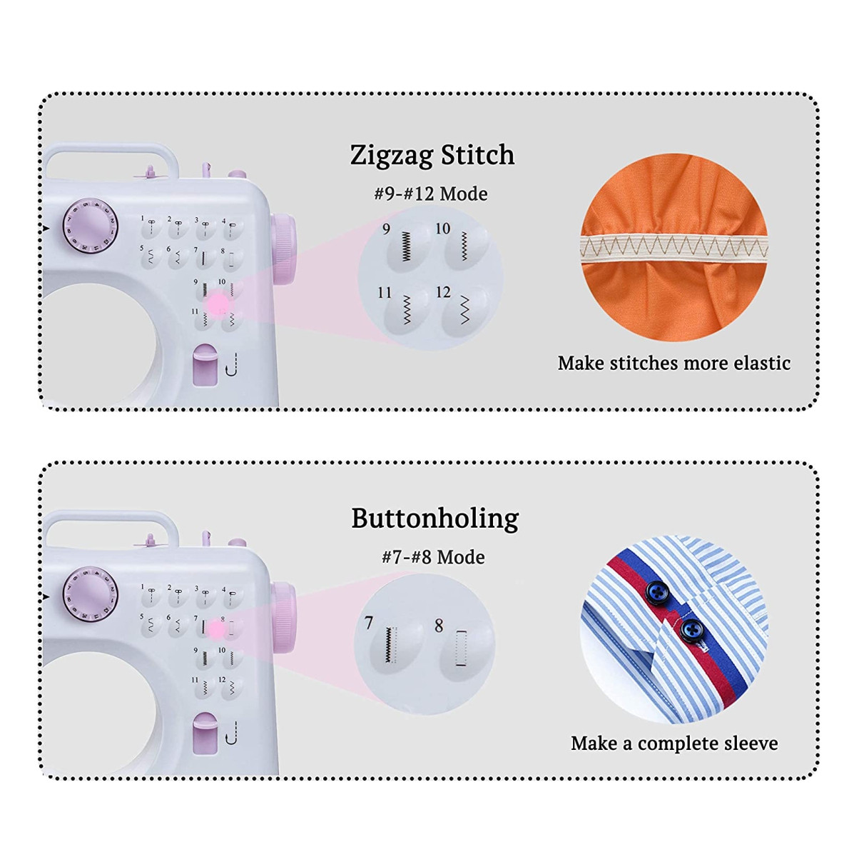 Miniatura 4 de Maquina de Coser Doméstica 12 Puntadas